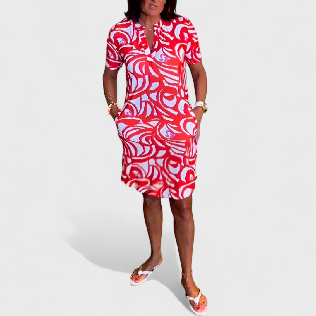 Juliana - Svěží Vzorované Šaty